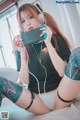 DJAWA Photo - Zia (지아): "P**n Hub Girl (Black ver)" (54 photos)